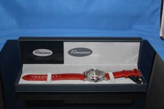 Mens New Automatic Luxury Rousseau Watch with Leather Band, Exhibition 