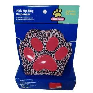  Top Paw Dog Pick up Bag Dispenser with 30 Bags Pink 