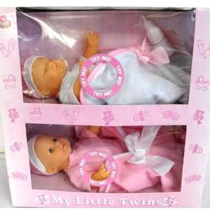    Baby Twins 10 Baby Doll Playset in Baby Bunk Bed: Toys & Games