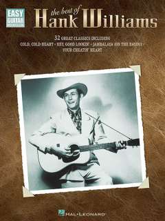 Best of Hank Williams Sr Easy Guitar Tab Music Book NEW  