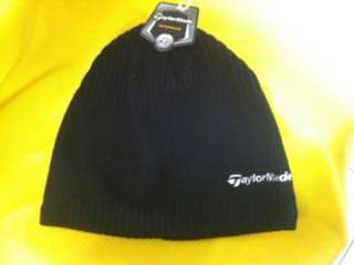 NEW 2012 TaylorMade Golf Ski Cap Beanie Winter Hat Tobaggan SOLID 