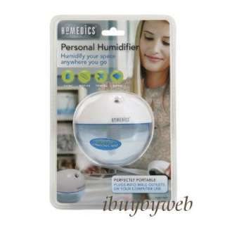 Homedics HUM CM10 Personal Ultrasonic Humidifier NEW 31262048585 