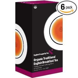 English Dragonfly, Organic Traditional English Breakfast Tea, 6   20 