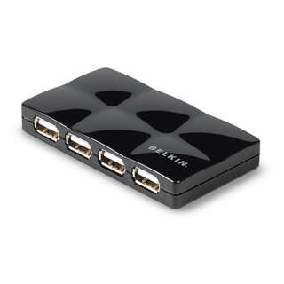 Belkin F5U701 BLK 7 Port Mobile Hub USB 2.0 High Speed  