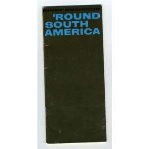  1966 Braniff International Round South America Booklet 