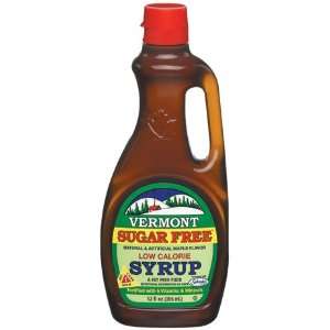 Vermont Sugar free Syrup, Maple Flavor Grocery & Gourmet Food