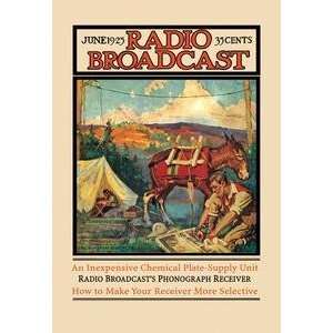 Vintage Art Radio Broadcast June 1925   07185 0