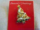 Christmas Tree Jewelry Tie Tac Pin ~ New Vintage  