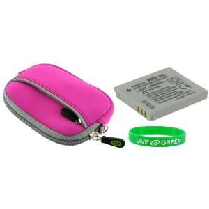   Battery for Fujifilm FinePix Z33WP Digital Camera Pink