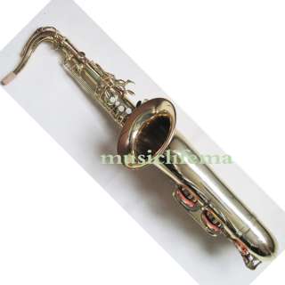   Lacquer plated Tenor Saxophone Kit Bb Key brass body gold lacquer case