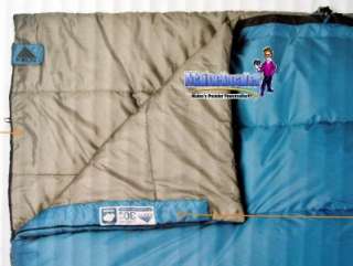   Kelty 2 Person Extra Wide Family Sleeping Bag Double 30 Degree Camping