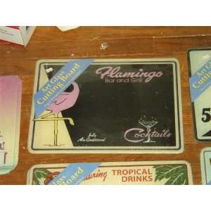  Art Glass Cutting Board  Flamingo Bar and Grill 