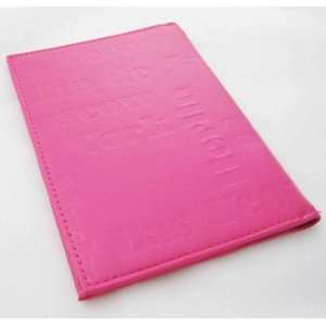  Pink Passport Case Holder Leather Cover New Wallet Travel 