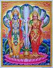 Lord Vishnu (Narayan) & Devi Laxmi Lakshmi   Hindu God 