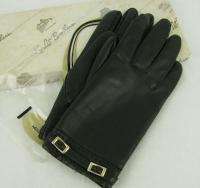 Vintage Pair Black Leather Gloves Sz M Lit Brothers PA  