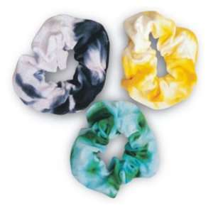 Tie Dyed Ponytailers Hair Ties Hair Scrunchies NEON BLUE ONE SIZE FITS 