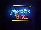 VINTAGE BEER NEON LIGHTED ADVERTISING SIGN BY IMPORTED 