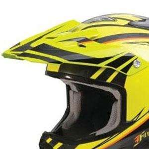  Fly Racing Visor for Trophy Helmet   2009     /Yellow 