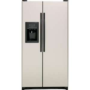  Hotpoint Stainless Look Side by Side Freestanding Refrigerator 