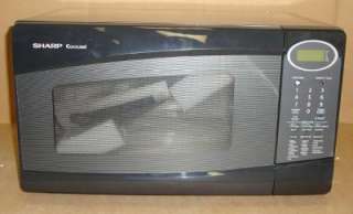 Sharp R 307NK Microwave Oven 1100W   Black Paint Chipped  