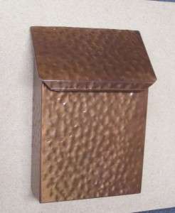   Copper Mailbox   Wall Mount Mail Box   Made in USA by Colony  