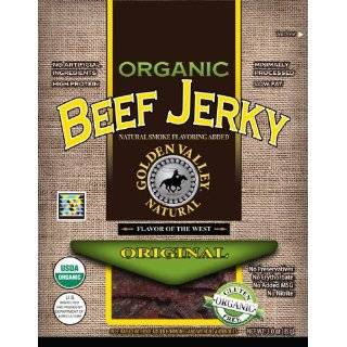 Golden Valley Natural Organic Beef Jerky, Original, 3 Ounce Pouches 