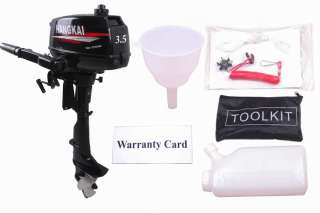   STROKE 3.5HP OUTBOARD BOAT ENGINE WATER COOLED WITH WARRANTY  