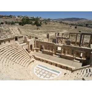  North Theatre, Roman City, Jerash, Jordan, Middle East 