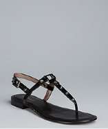 style #318297601 black faux patent leather Barth stud slingback 