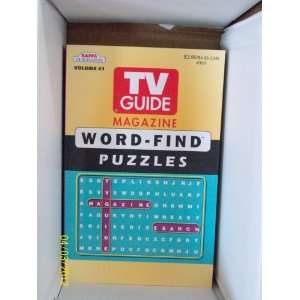   Find Puzzles (TV Guide Magazine Word Find Puzzles, 41) Unknown Books