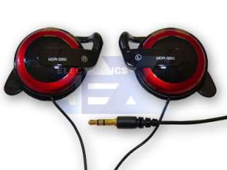 High Quality Red & Black over Ear Earphones /MP4  
