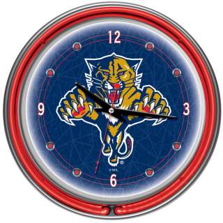 Florida Panthers NHL Hockey Neon Clock   New   TM  