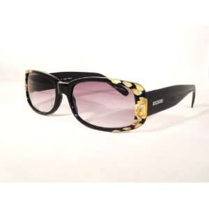   with Rhinestones and Brown Flowers Frame , +3.00 , Light Amber Lens