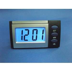   : Blue LED Light Digital LCD Travel Talking Alarm Clock: Electronics