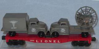 Vintage Lionel Toy Train Military # 6806 Flat Car Plastic USMC 