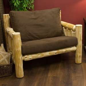  Cedar Lake Cabin Log Chair and a Half: Home & Kitchen