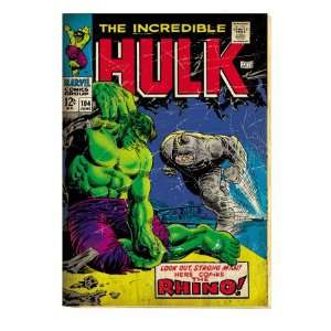  Marvel Comics Retro The Incredible Hulk Comic Book Cover 
