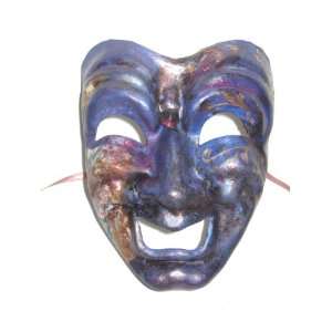   Paper Mache Comedy Venetian Masquerade Party Mask
