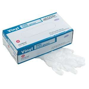  Medical  Grade Vinyl Exam Glove Medium 5Mil Clear White (4 