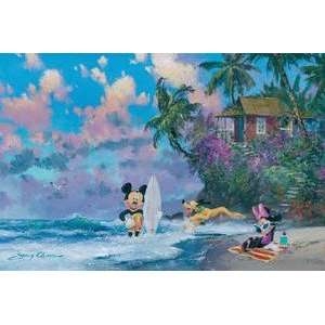  Mickey Mouse Surfs Up Mickey & Minnie Mouse Hawaii Island 