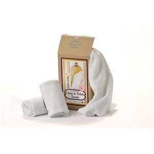  Microfiber Clean & Polish Towels   3 Pack 