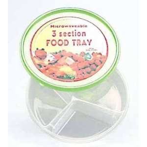 Section Microwave Food Tray Case Pack 72   114108  