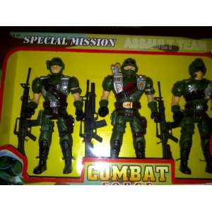  Military Men Play Set Special Mission Assault Team. Action Figures 