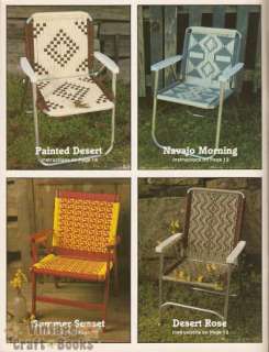 Patio Chair Favorites Southwestern Macrame Pattern Book  