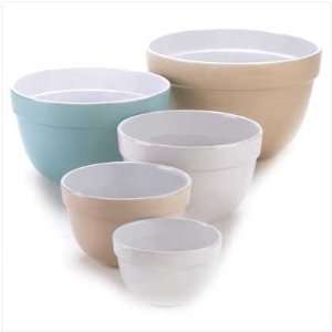    Martha Stewart Ceramic Mixing Bowls Set of 5: Everything Else