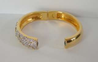 Premier Designs BRILLIANCE Bracelet $55 RV Austrian Crystals/ Gold 