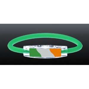 Ireland Magnetic Negative Ion Flag Wristband Sports 