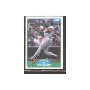  1989 Score Regular #25 Jack Clark, New York Yankees 