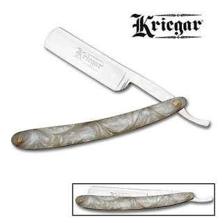   Straight Razor Knife Kriegar Fixed Blade Folding Shaving Razors  