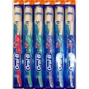  Oral B Indicator Medium Toothbrushes Set Of 6 Beauty